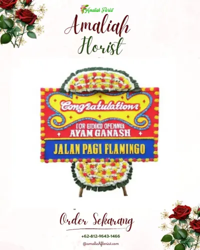 Bunga Papan Congratulation di Kencana